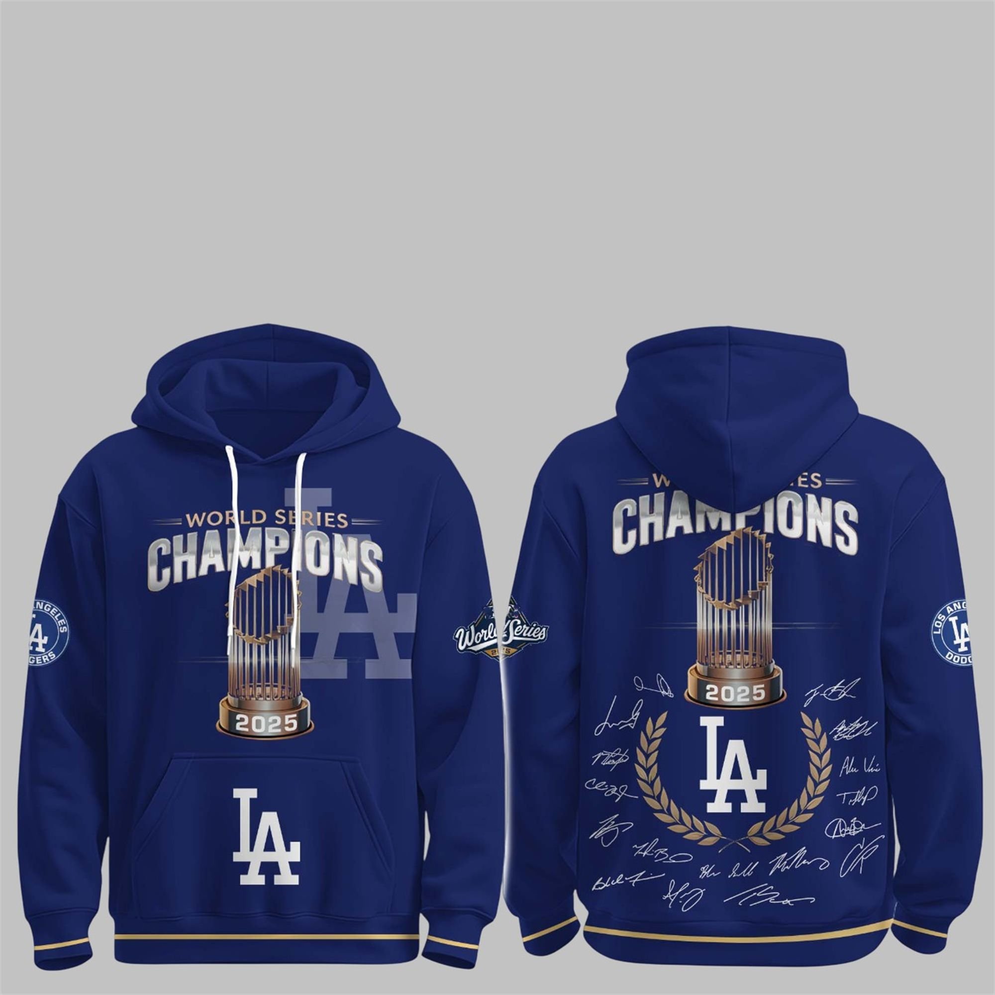 LA Dodgers Win World Series 2025 Signature Shirt 2 19 LA Dodgers Win World Series 2025 Signature Hoodie