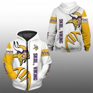 2025 Minnesota Skol Viking Zip Hoodie 1 1