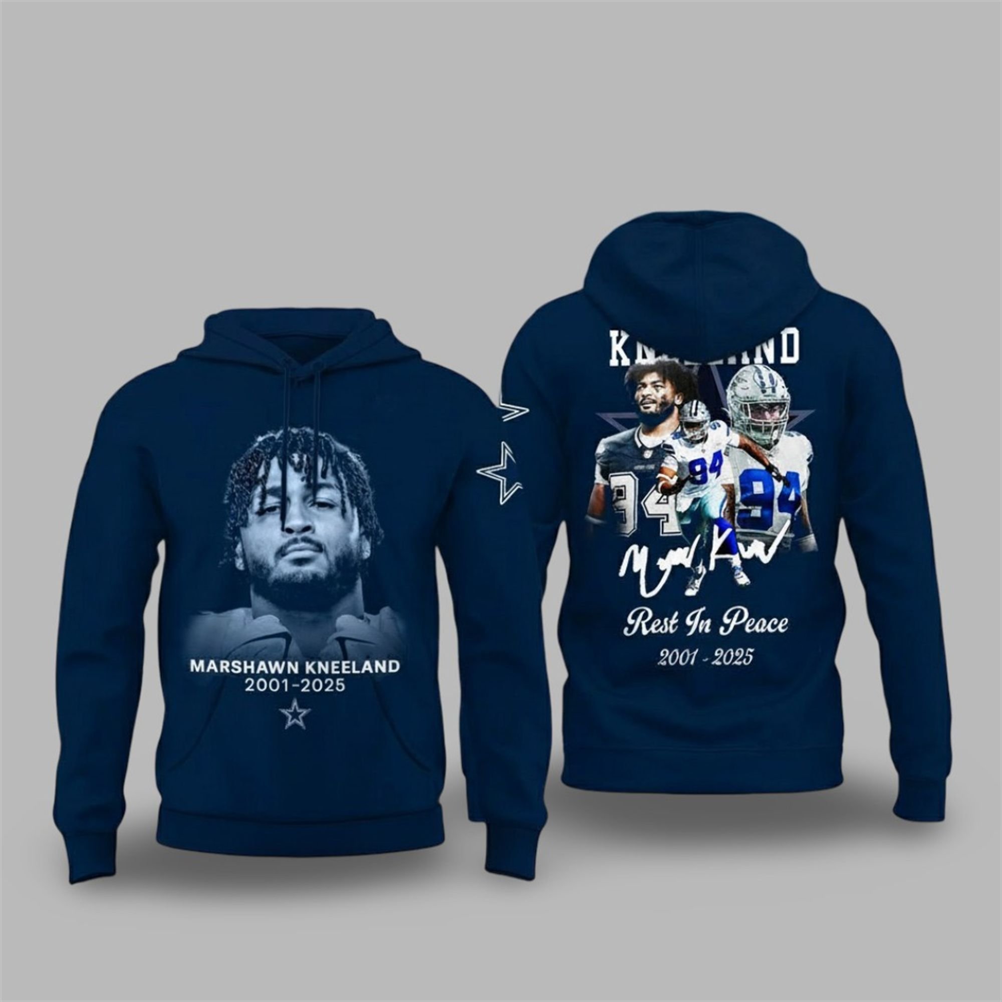 Cowboys Marshawn Kneeland 94 Thank You For The Memories Shirt 5 2 Cowboys Marshawn Kneeland 94 Thank You For The Memories Hoodie 1