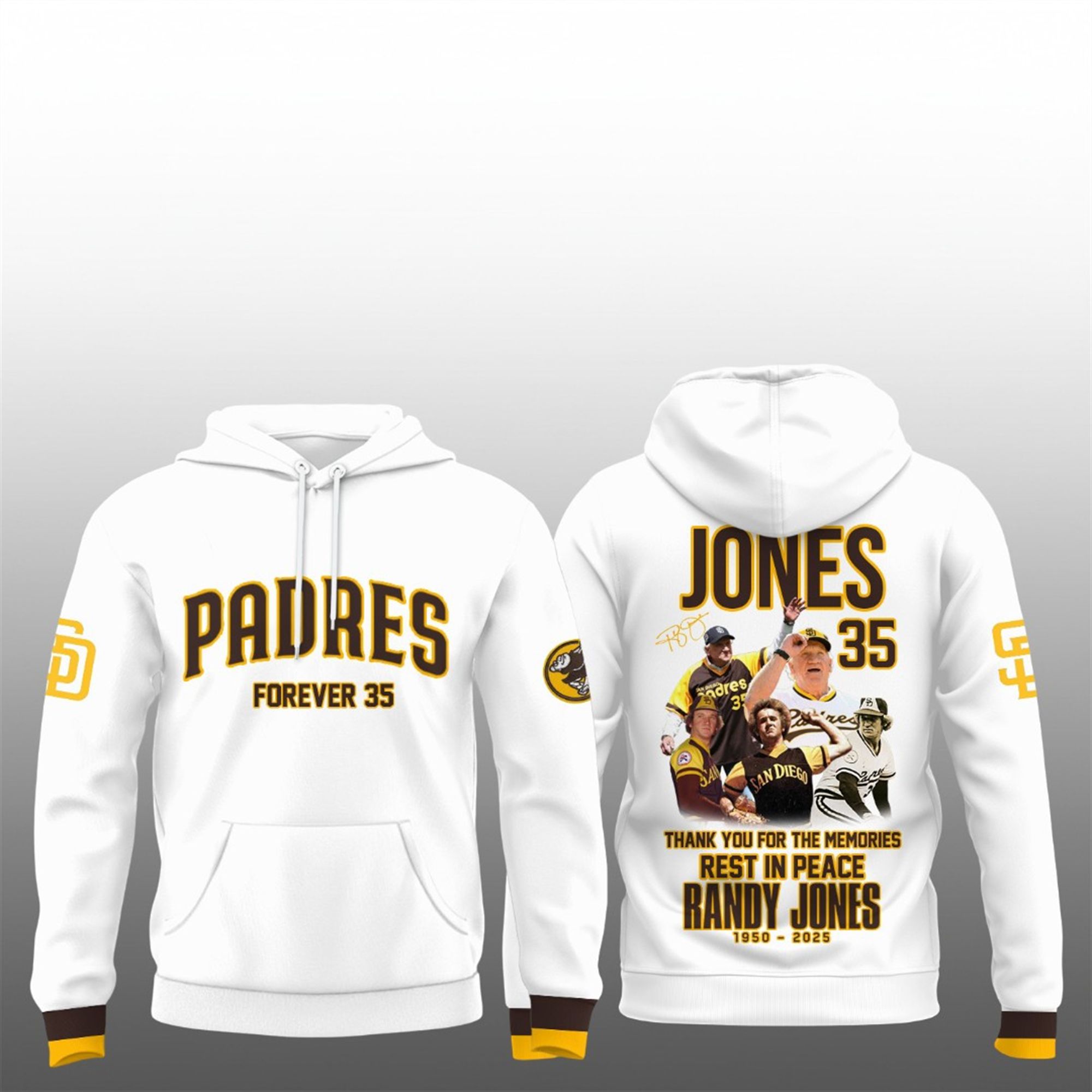 Padres Forever Randy Jones 2025 Memories Shirt 2 2 Padres Forever Randy Jones 2025 Memories Hoodie