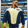 2025 Aaron Donald Los Angeles Rams Football Jacket 4