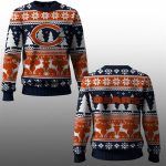 2025 Bears Reindeer Football Christmas Ugly Sweater