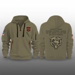 2025 Bears Salute To Service Quarter Zip Hoodie