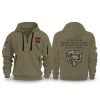 2025 Bears Salute To Service Quarter Zip Hoodie 1 2
