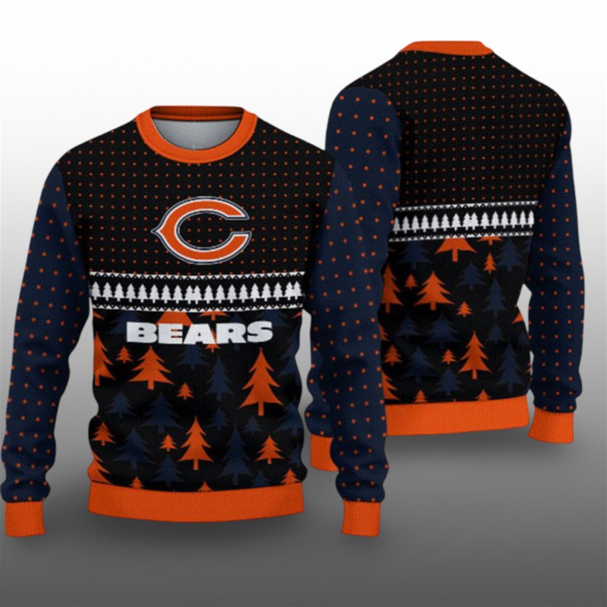 2025 Bears Ugly Christmas Sweater 1 1 2025 Bears Ugly Christmas Sweater 1 1