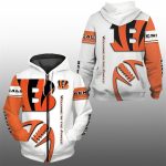 2025 Bengals Welcomne To The Jungle Zip Hoodie