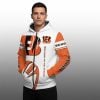 2025 Bengals Welcomne To The Jungle Zip Hoodie 2