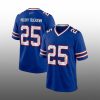 2025 Bills Holiday Touchdown LeSean McCoy 25 Signature Jersey 1 1