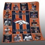 2025 Broncos Legends Players Blanket