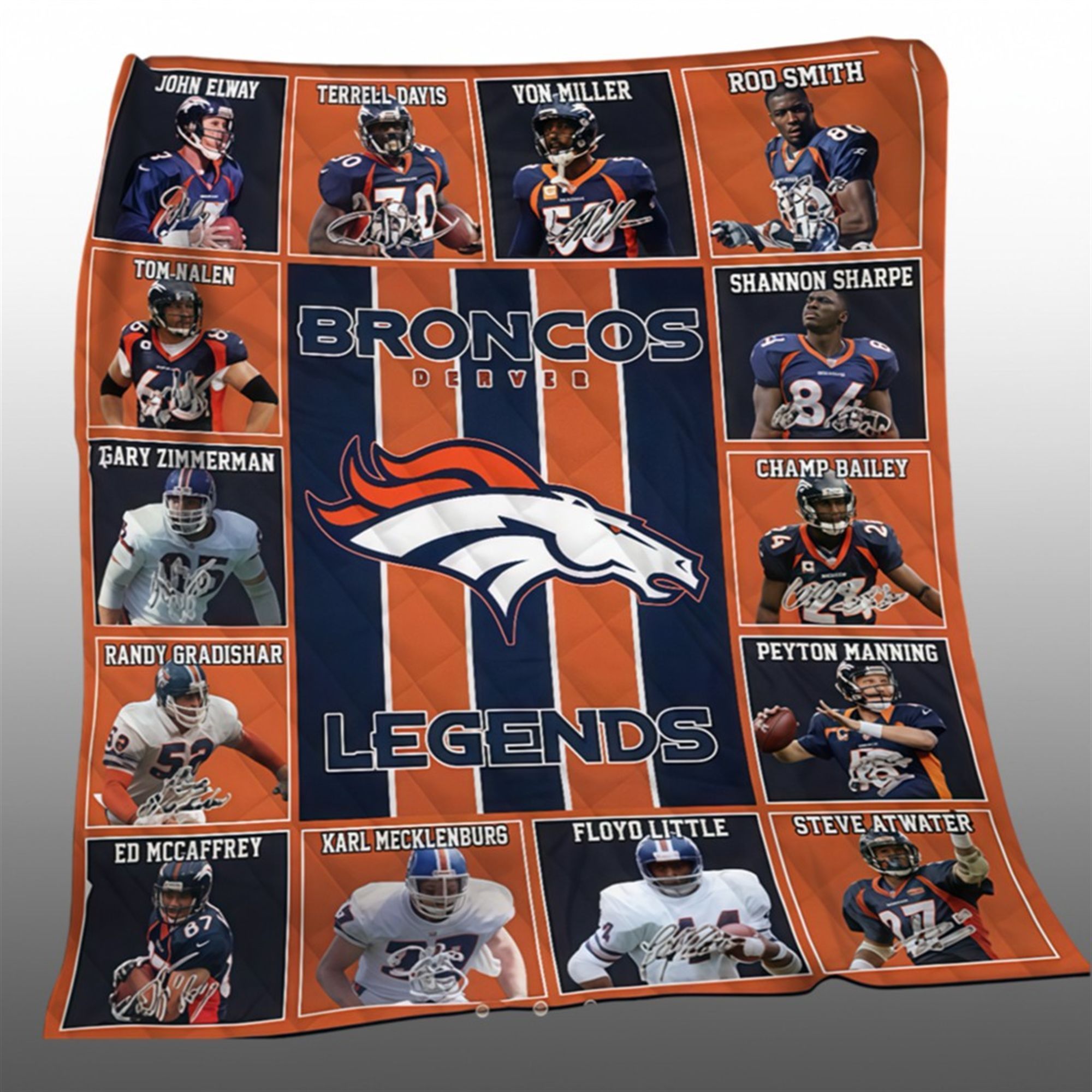 2025 Broncos Legends Players Blanket 1 1 2025 Broncos Legends Players Blanket 1 1
