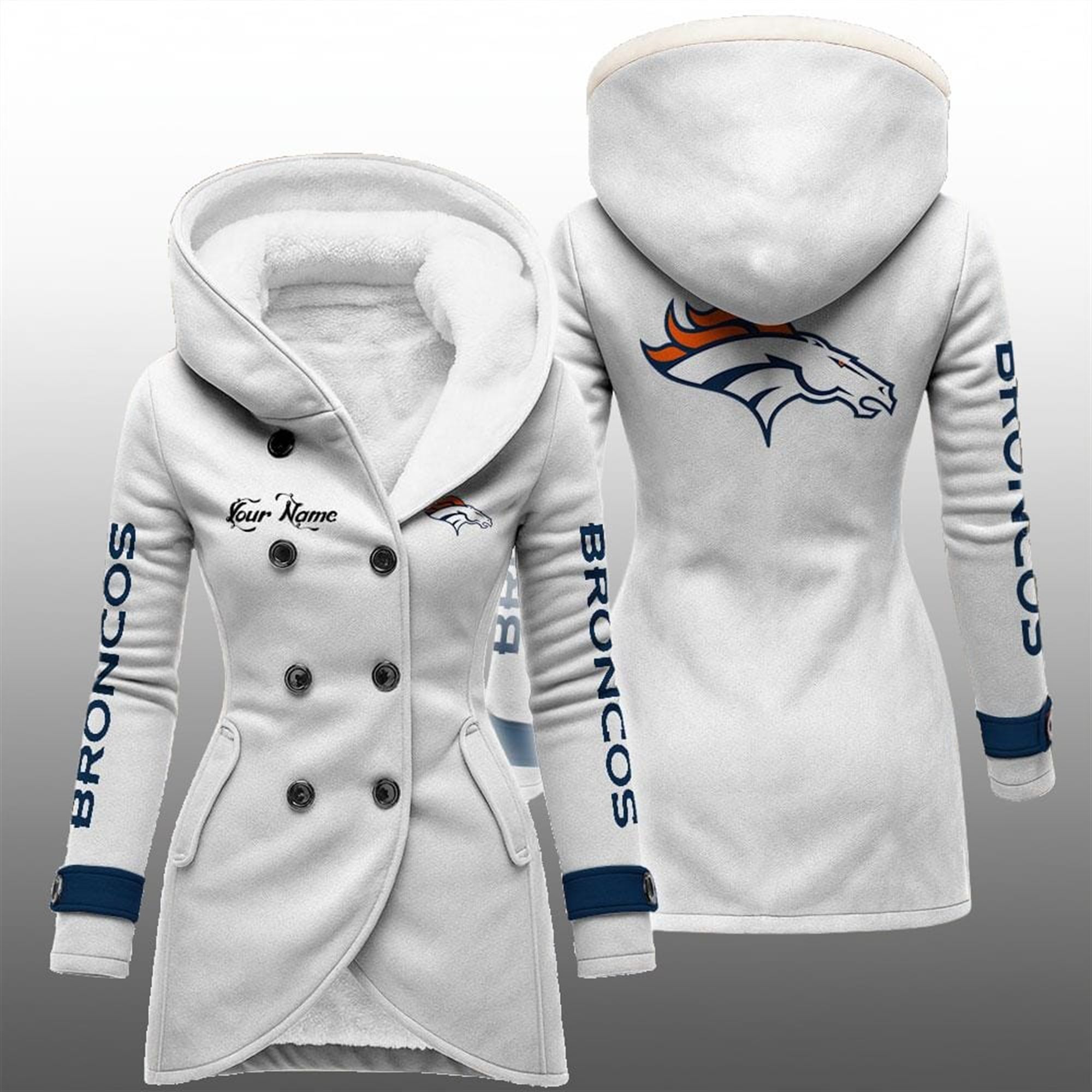2025 Broncos Long Hooded Fleece Jacket 5 2025 Broncos Long Hooded Fleece Jacket 5