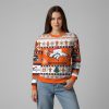 2025 Broncos They Not Like Us Ugly Christmas Sweater 1 2