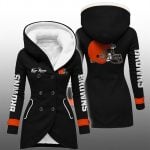2025 Browns Long Hooded Fleece Jacket