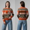 2025 Browns Reindeer Football Christmas Ugly Sweater 1 2