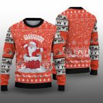 2025 Browns Santa Ugly Christmas Sweater