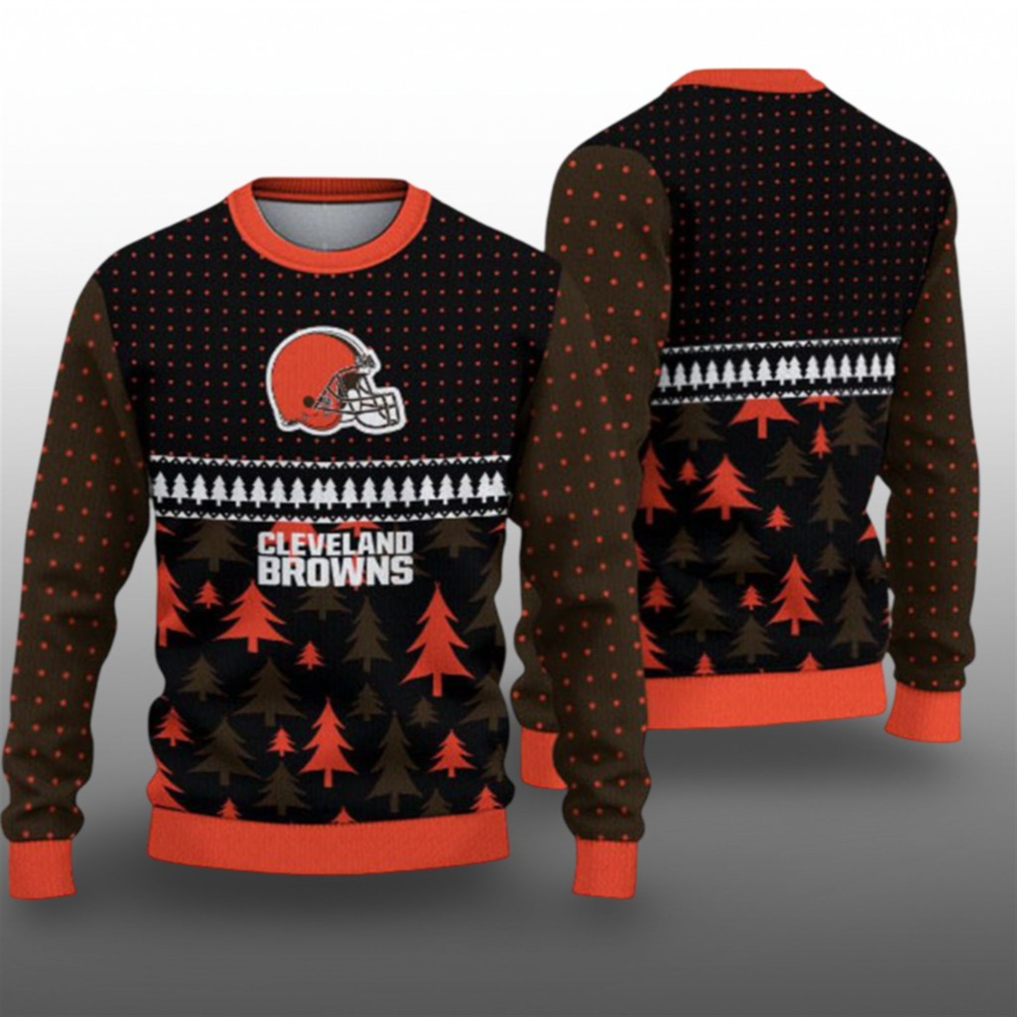 2025 Browns Ugly Christmas Sweater 1 1 2025 Browns Ugly Christmas Sweater 1 1
