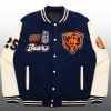 2025 Buzelis Matas Chicago Bears Varsity Jacket 1