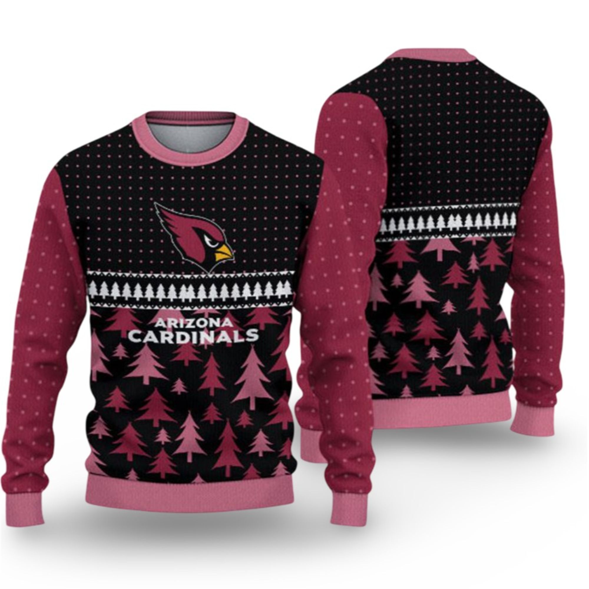 2025 Cardinals Ugly Christmas Sweater 2 2025 Cardinals Ugly Christmas Sweater 1 2