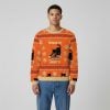 2025 Christmas Alien Cat Meme Ugly Sweater 1 2