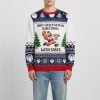 2025 Christmas Basketball With Santa Ugly Sweater 1 2