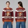 2025 Christmas Become Ungovernable King Of The Hill Ugly Sweater 1 2