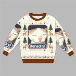 2025 Christmas Benadryl Cat Meme Ugly Sweater