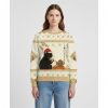2025 Christmas Black Cat Drinking Tea Ugly Sweater 1 2