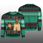 2025 Christmas Blazing Saddles Hey Where The White Women At Ugly Sweater