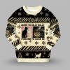 2025 Christmas Born to Dilly Dally Funny Cat Meme Ugly Sweater 1