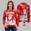 2025 Christmas Canada Santa Play Hockey Ugly Sweater 3