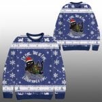 2025 Christmas Cat Everything is Fine Funny Ugly Sweater