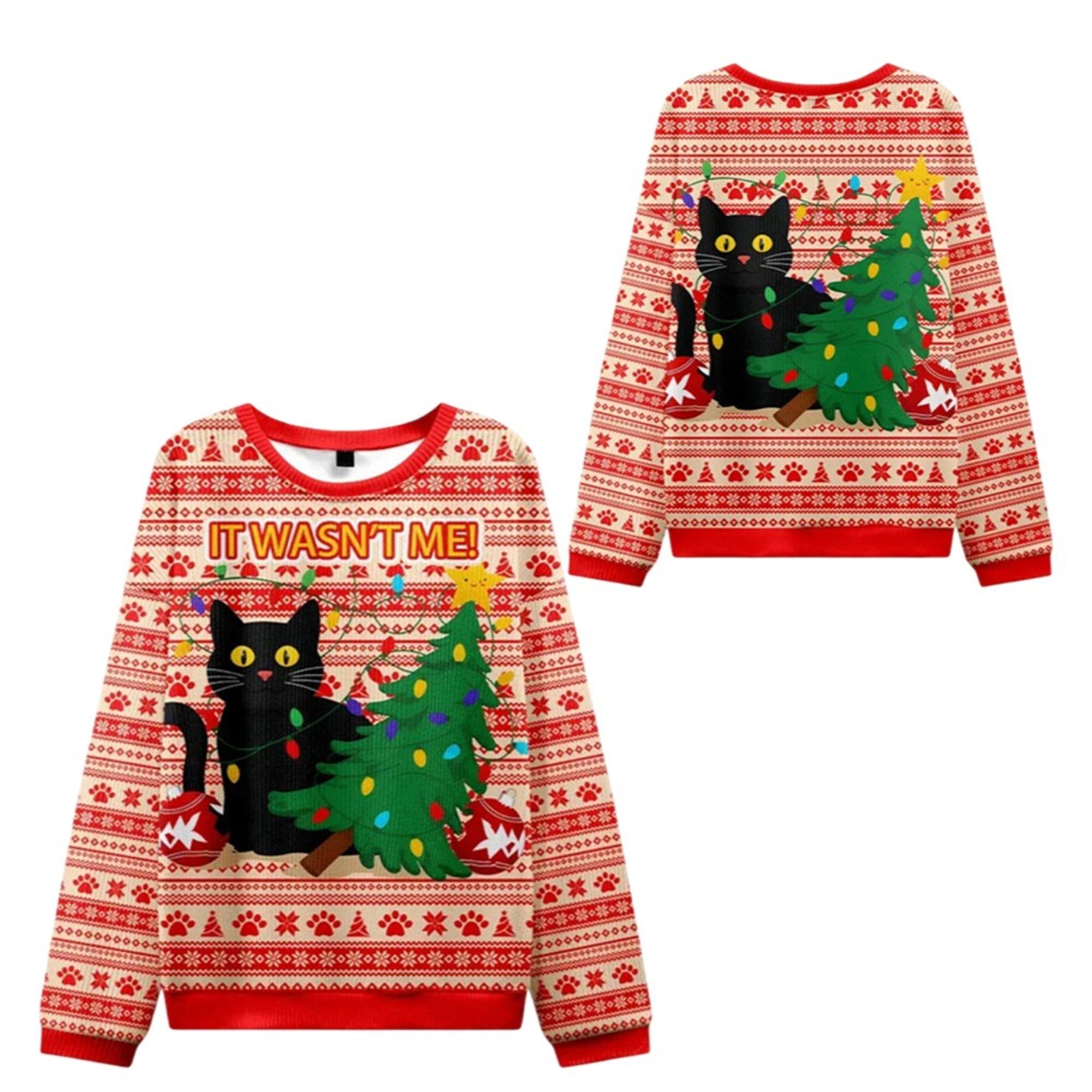 2025 Christmas Cat It Wasn't Me Ugly Sweater 2 2025 Christmas Cat It Wasnt Me Ugly Sweater 1 2