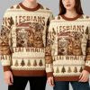 2025 Christmas Cat Lesbians Eat What Ugly Sweater 3 2025 Christmas Cat Lesbians Eat What Ugly Sweater 2