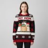 2025 Christmas Cat Mom Cat Dad Ugly Sweater 1 2