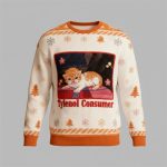 2025 Christmas Cat Tylenol Consumer Ugly Sweater