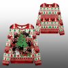 2025 Christmas Cats Destroying Christmas Tree Ugly Sweater 1 1