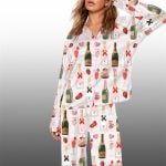 2025 Christmas Champagne Pajama Set