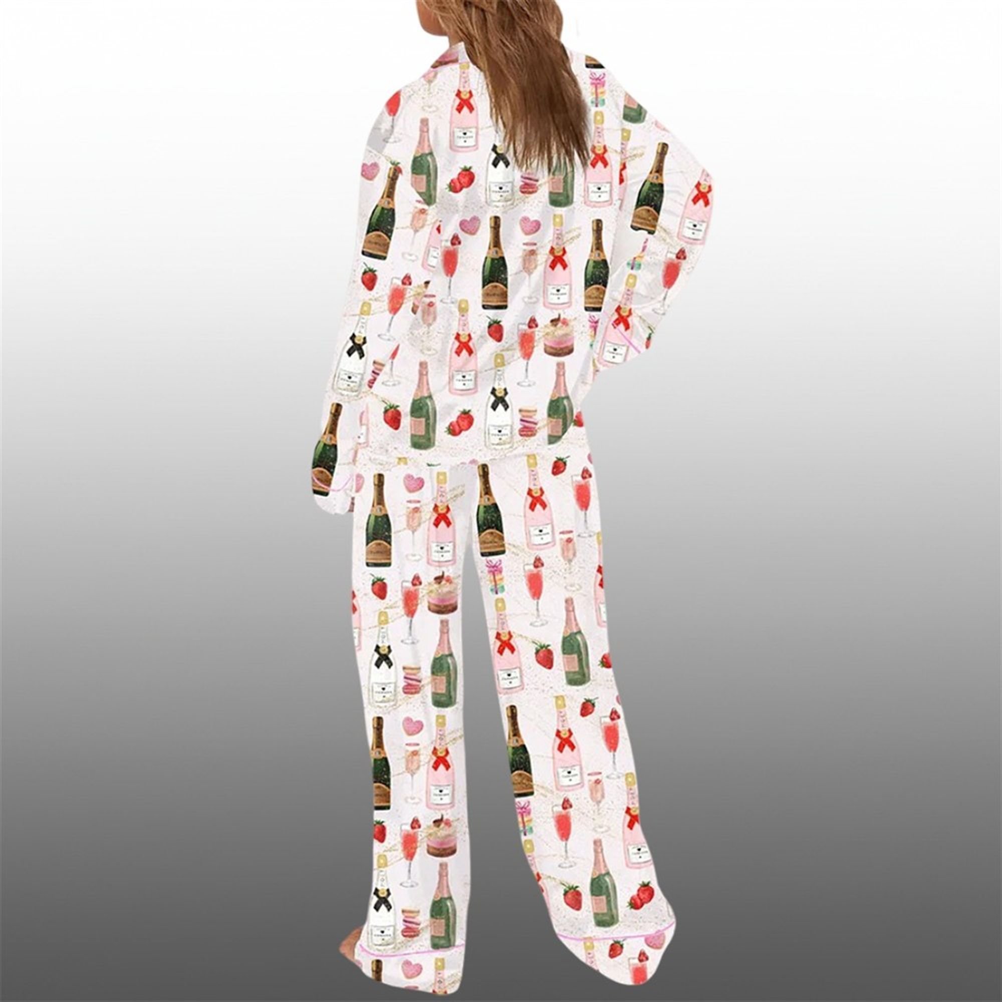 2025 Christmas Champagne Pajama Set 3 2025 Christmas Champagne Pajama Set 1 3