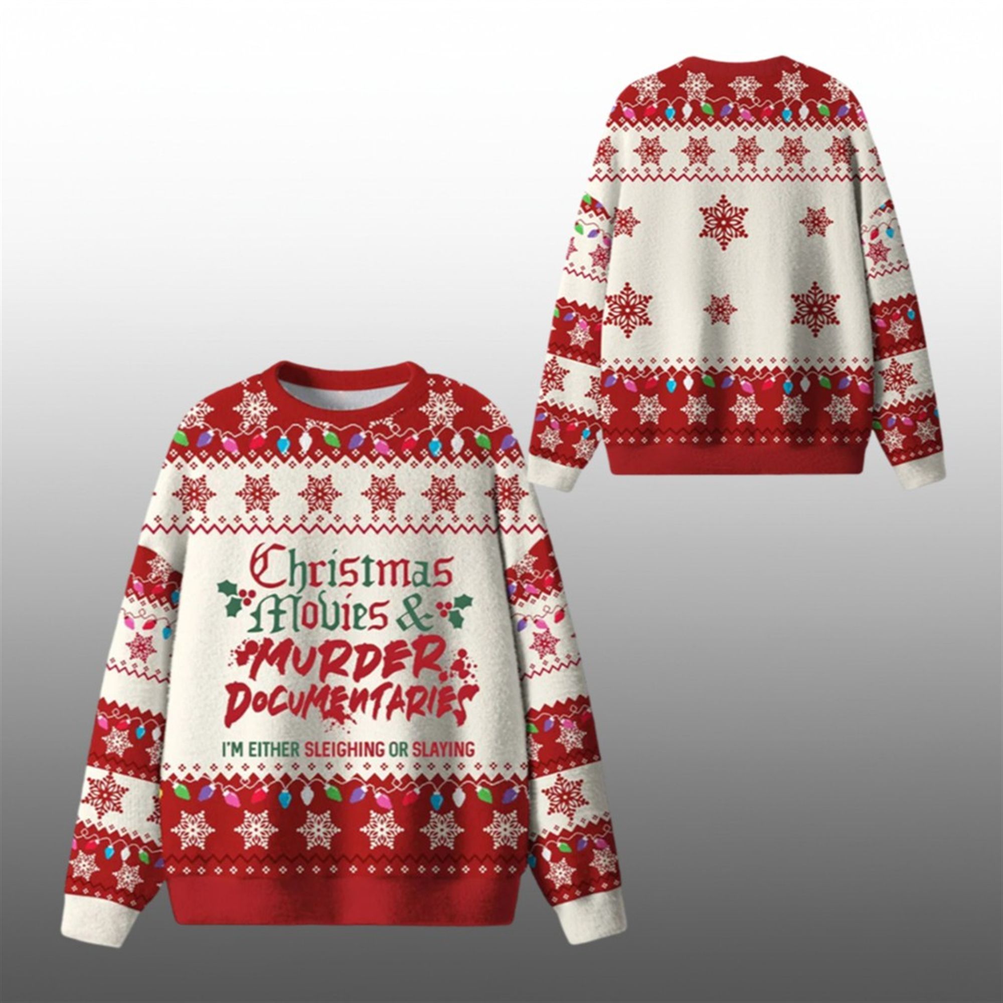 2025 Christmas Christmas And Murder Ugly Sweater 1 1 2025 Christmas Christmas And Murder Ugly Sweater 1 1
