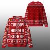 2025 Christmas Chubby And Harder To Kidnap Ugly Sweater 1 1