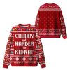 2025 Christmas Chubby And Harder To Kidnap Ugly Sweater 1 2