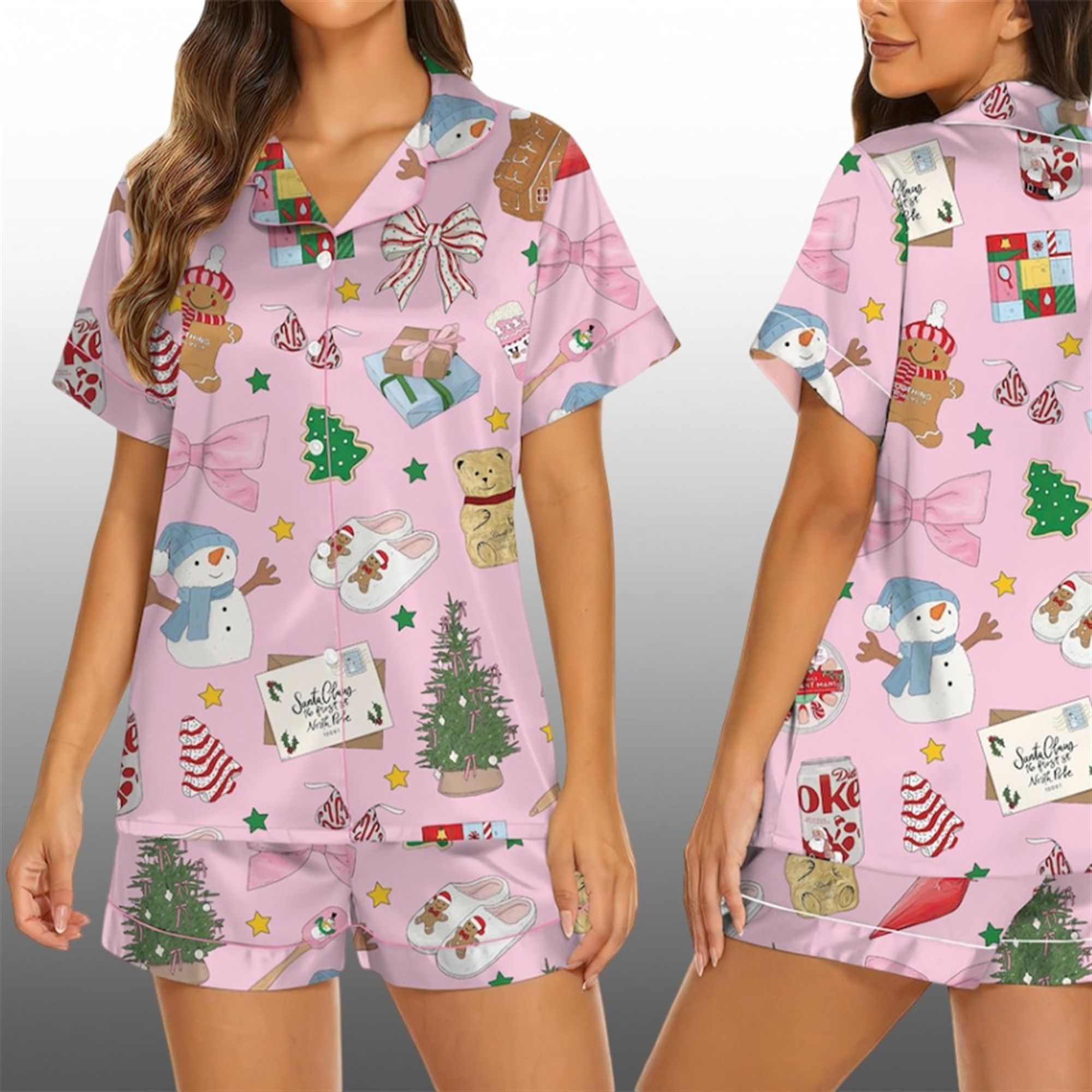 2025 Christmas Cookies and Gift Pajama Set 2 2025 Christmas Cookies and Gift Pajama Set 2