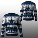 2025 Christmas Cowboys Festive Reindeer Tree Ugly Sweater