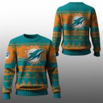 2025 Christmas Dolphins Festive Reindeer Tree Ugly Sweater