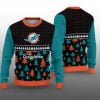 2025 Christmas Dolphins Ugly Sweater 4 2025 Christmas Dolphins Ugly Sweater 1 1