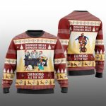 2025 Christmas Drinker Bells Captain Morgan Ugly Sweater