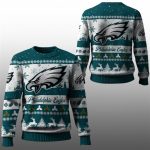 2025 Christmas Eagles Festive Reindeer Tree Ugly Sweater