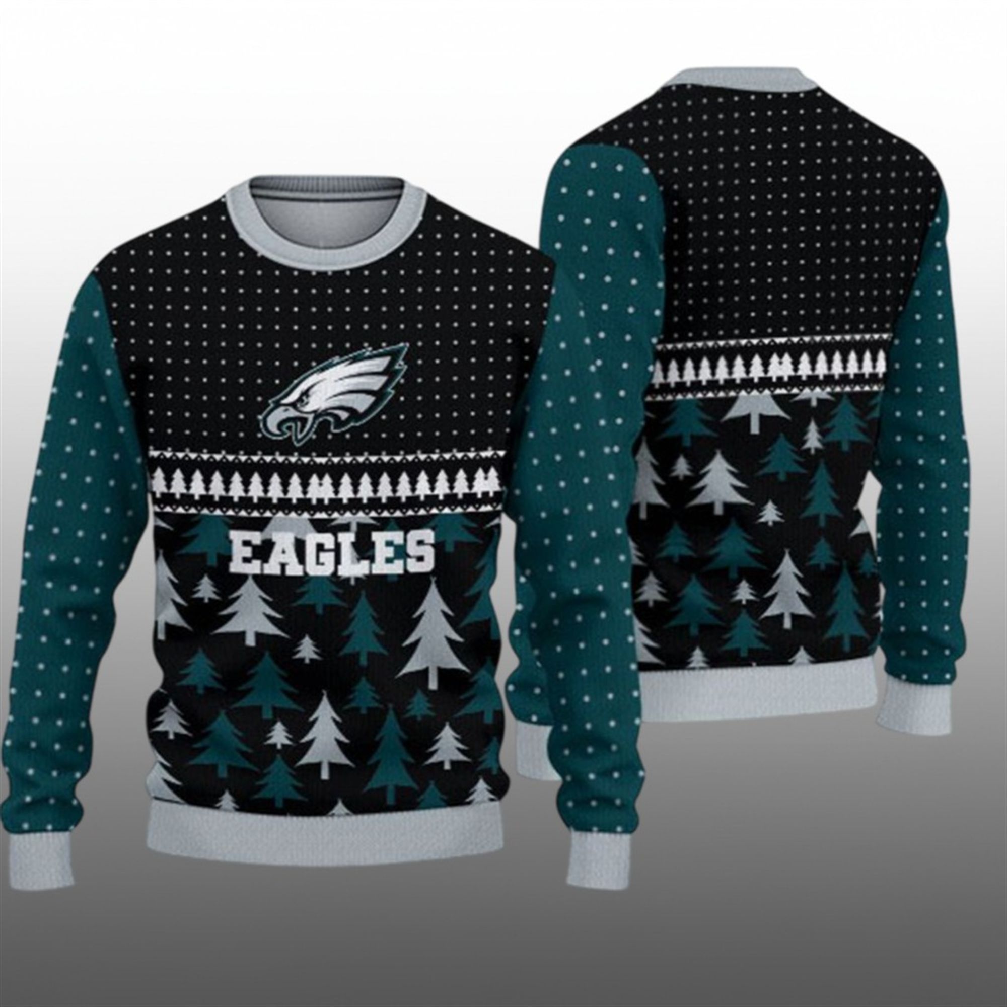 2025 Christmas Eagles Ugly Sweater 1 1 2025 Christmas Eagles Ugly Sweater 1 1