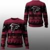 2025 Christmas Falcons Festive Reindeer Tree Ugly Sweater 1 1