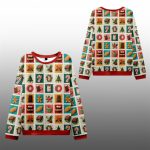 2025 Christmas Festive Treats Patchwork Ugly Sweater
